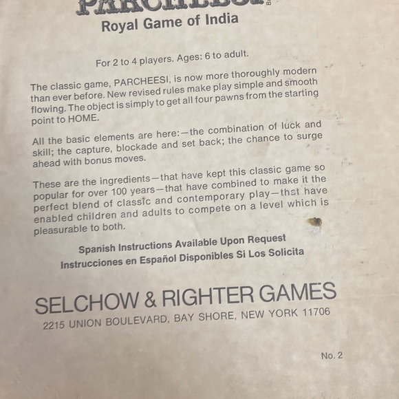 VINTAGE RARE 1975 THE GAME OF INDIA PARCHEESI BOARD GAME RETRO - Picture 7 of 11